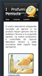 Mobile Screenshot of iprofumidellapenisola.com